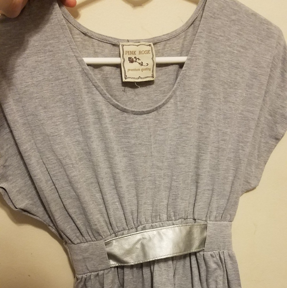 Gray long shirt